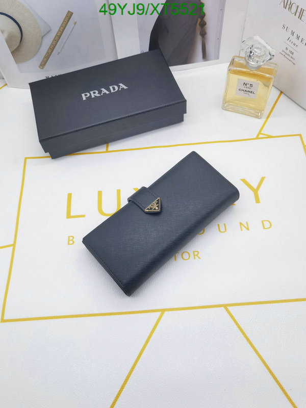 Prada Bag-(4A)-Wallet-,Code: XT5521,$ 64USD