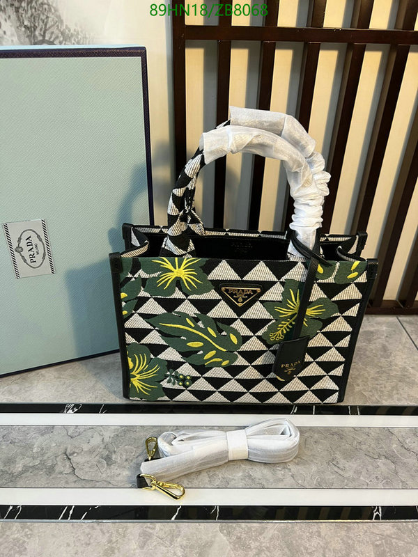 Prada Bag-(4A)-Handbag-,Code: ZB8068,$ 116USD