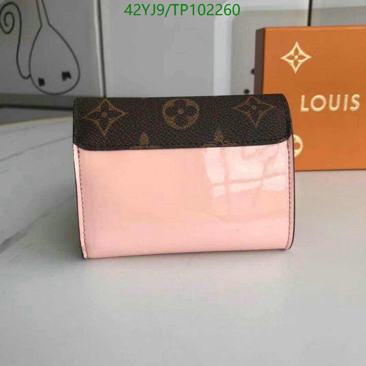 LV Bags-(4A)-Wallet-,Code: TP102260,$ 55USD