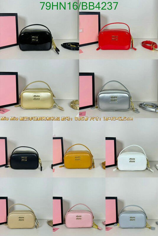 Miu Miu Bag-(4A)-Diagonal- Code: BB4237 $ 103USD