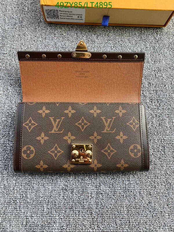 LV Bags-(4A)-Wallet-,Code: LT4895,$ 64USD