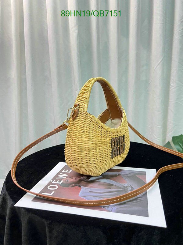 Miu Miu Bag-(4A)-Diagonal- Code: QB7151 $ 116USD