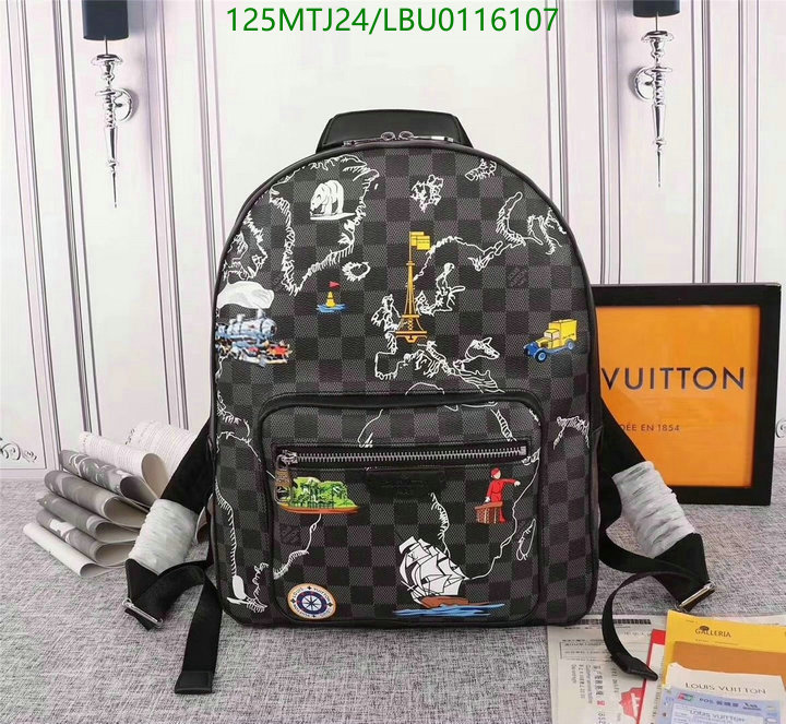 LV Bags-(4A)-Backpack-,Code: LBU0116107,$ 163USD