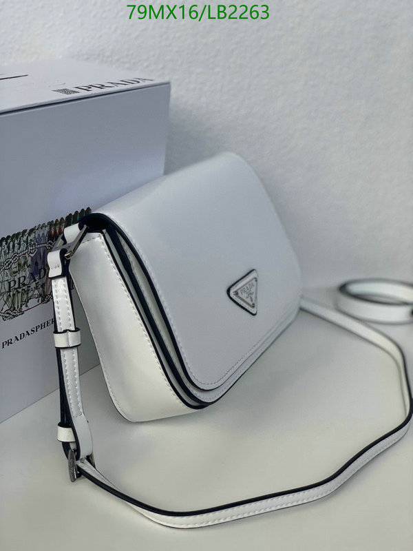 Prada Bag-(4A)-Diagonal-,Code: LB2263,$ 103USD