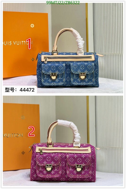 LV Bags-(4A)-Handbag Collection-,Code: ZB6322,$ 129USD