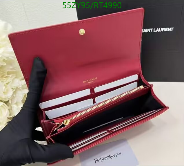 YSL Bag-(4A)-Wallet- Code: RT4990 $ 72USD