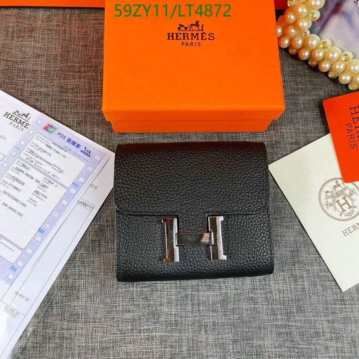 Hermes Bag-(4A)-Wallet-,Code: LT4872,$ 77USD