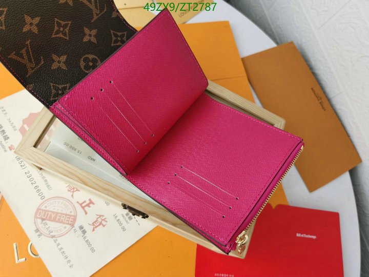 LV Bags-(4A)-Wallet-,Code: ZT2787,$ 64USD