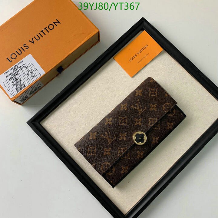 LV Bags-(4A)-Wallet-,Code: YT367,$ 51USD