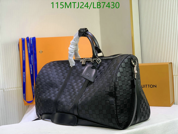 LV Bags-(4A)-Keepall BandouliRe 45-50-,Code: LB7430,$ 150USD