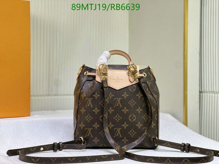 LV Bag-(4A)-Backpack- Code: RB6639 $ 116USD