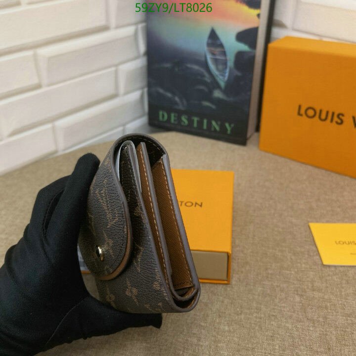 LV Bags-(4A)-Wallet-,Code: LT8026,$ 77USD