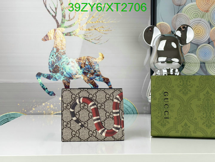 Gucci Bag-(4A)-Wallet-,Code: XT2706,$ 51USD