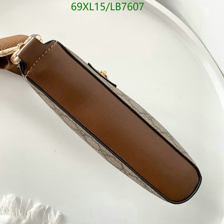Gucci Bag-(4A)-Diagonal-,Code: LB7607,$ 90USD