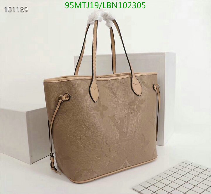 LV Bags-(4A)-Neverfull-,Code: LBN102305,$ 124USD