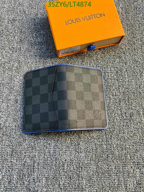 LV Bags-(4A)-Wallet-,Code: LT4874,$ 46USD