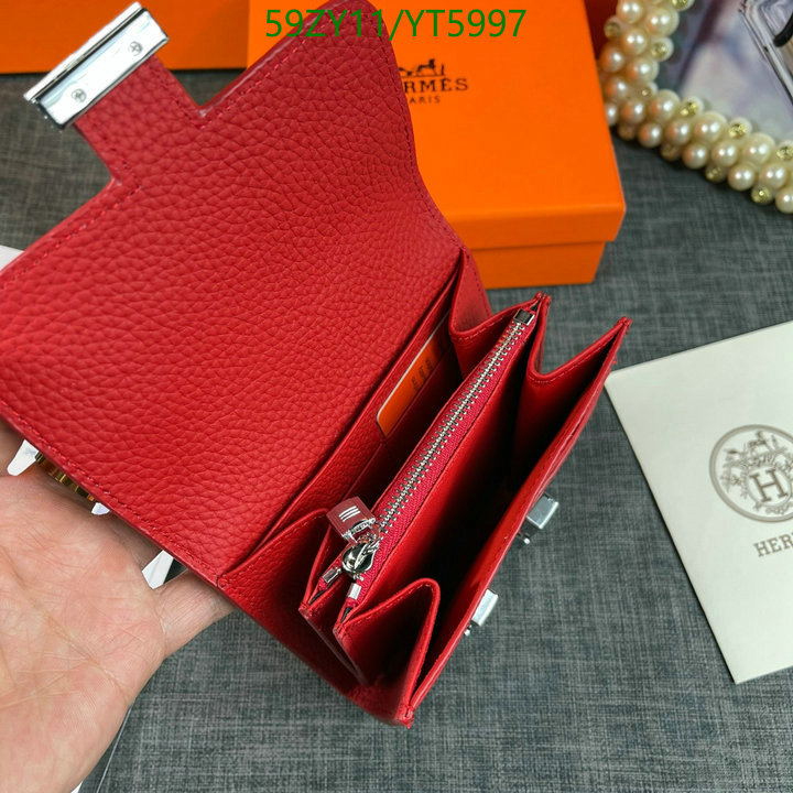 Hermes Bag-(4A)-Wallet-,Code: YT5997,$ 77USD