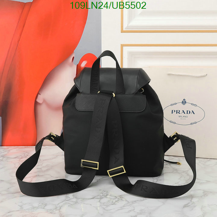Prada Bag-(4A)-Backpack- Code: UB5502 $ 142USD