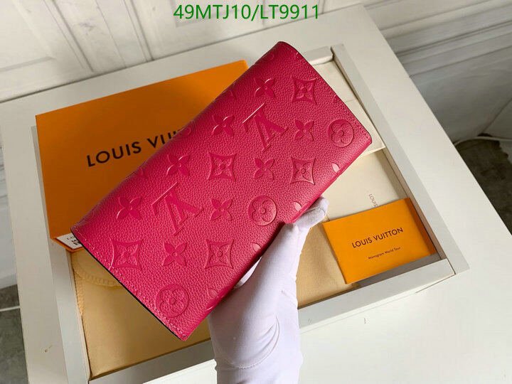 LV Bags-(4A)-Wallet-,Code: LT9911,$ 64USD