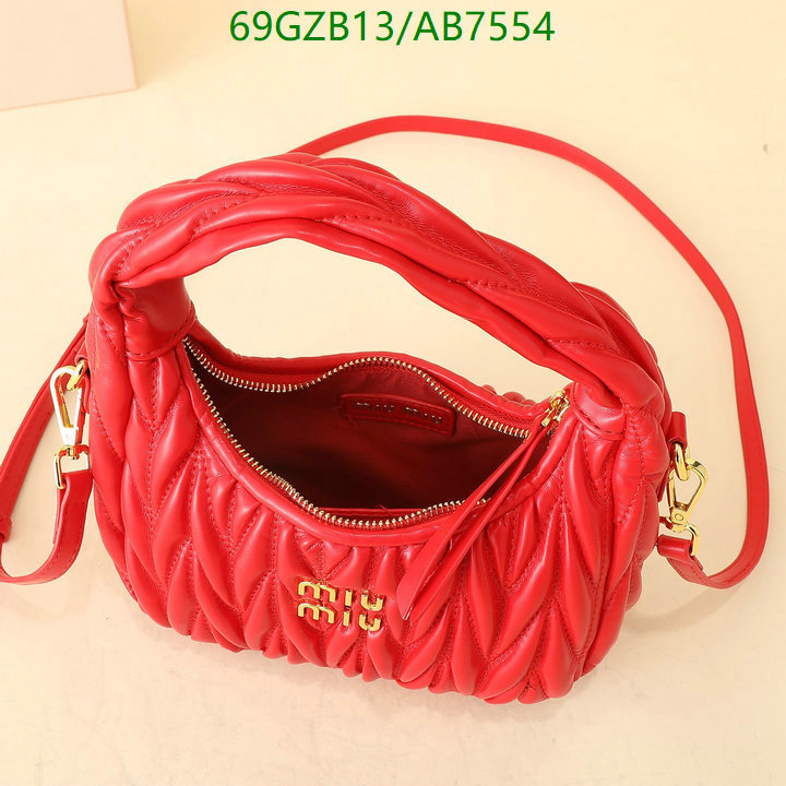 Miu Miu Bag-(4A)-Crossbody- Code: AB7554 $ 90USD