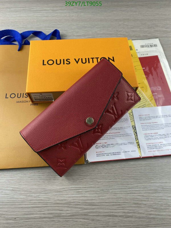 LV Bags-(4A)-Wallet-,Code: LT9055,$ 51USD