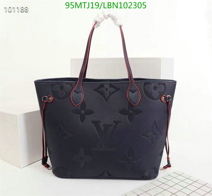 LV Bags-(4A)-Neverfull-,Code: LBN102305,$ 124USD