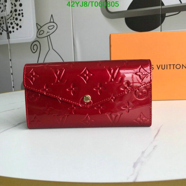 LV Bags-(4A)-Wallet-,Code: T060805,$ 55USD