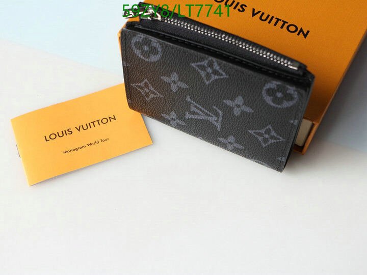 LV Bags-(4A)-Wallet-,Code: LT7741,$ 77USD