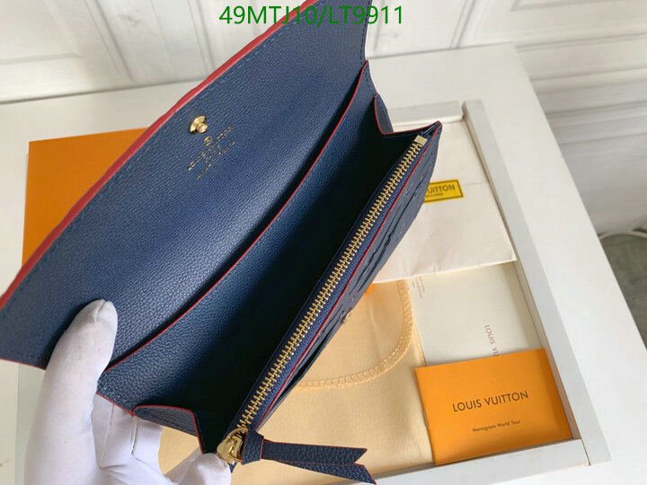 LV Bags-(4A)-Wallet-,Code: LT9911,$ 64USD