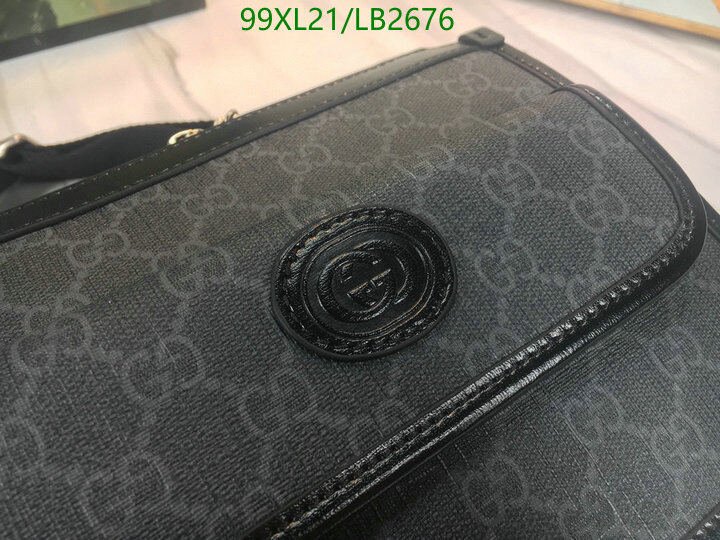 Gucci Bag-(4A)-Diagonal-,Code: LB2676,$ 129USD