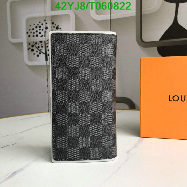 LV Bags-(4A)-Wallet-,Code: T060822,$ 55USD