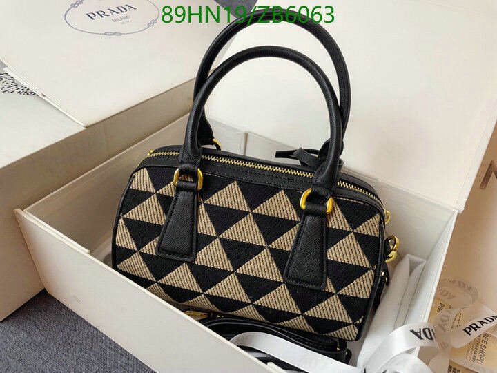 Prada Bag-(4A)-Handbag- Code: ZB6063 $ 116USD