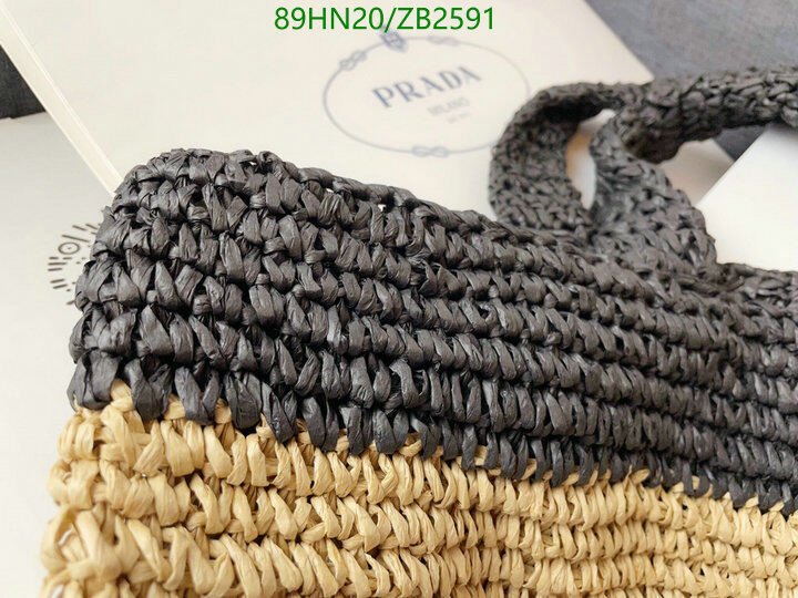 Prada Bag-(4A)-Handbag-,Code: ZB2591,$ 116USD