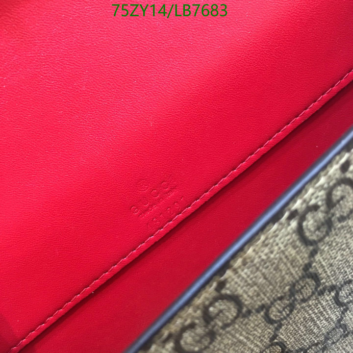 Gucci Bag-(4A)-Diagonal-,Code: LB7683,$ 98USD