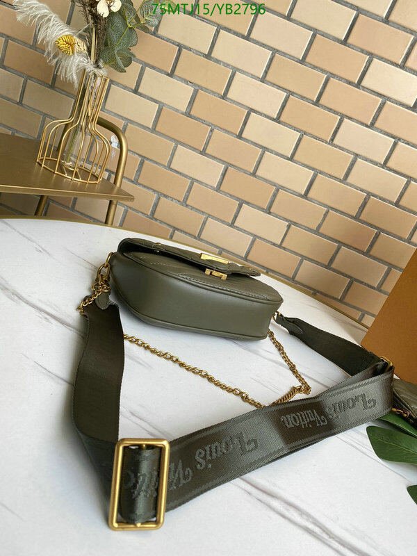 LV Bags-(4A)-Pochette MTis Bag-Twist-,Code: YB2796,$ 98USD