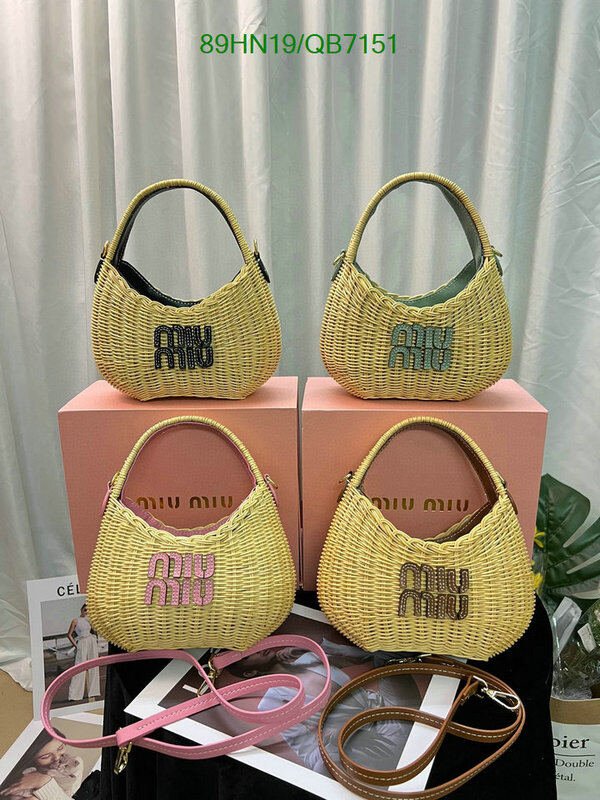 Miu Miu Bag-(4A)-Diagonal- Code: QB7151 $ 116USD