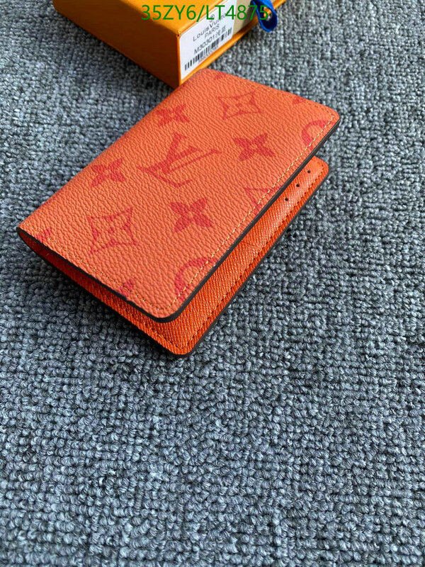 LV Bags-(4A)-Wallet-,Code: LT4875,$ 46USD