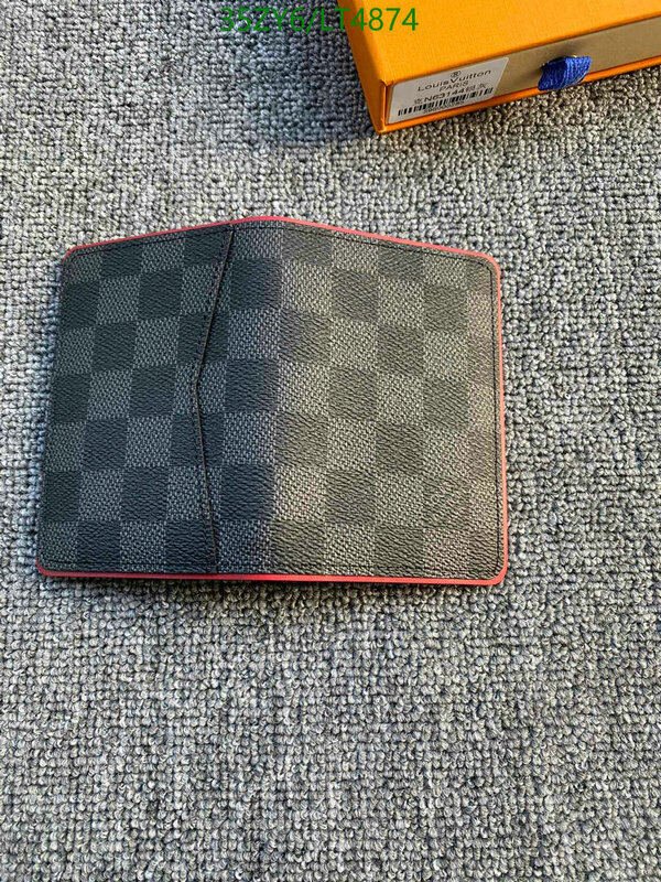 LV Bags-(4A)-Wallet-,Code: LT4874,$ 46USD