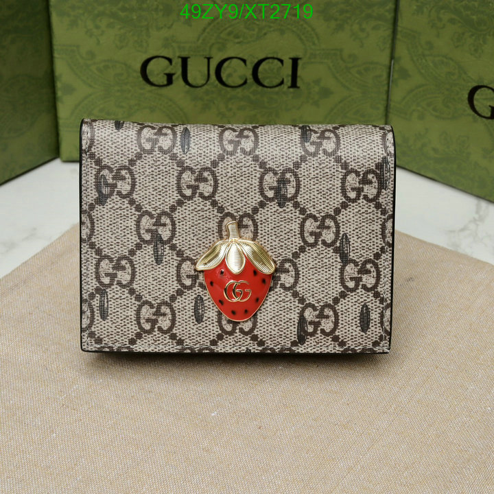 Gucci Bag-(4A)-Wallet-,Code: XT2719,$ 64USD