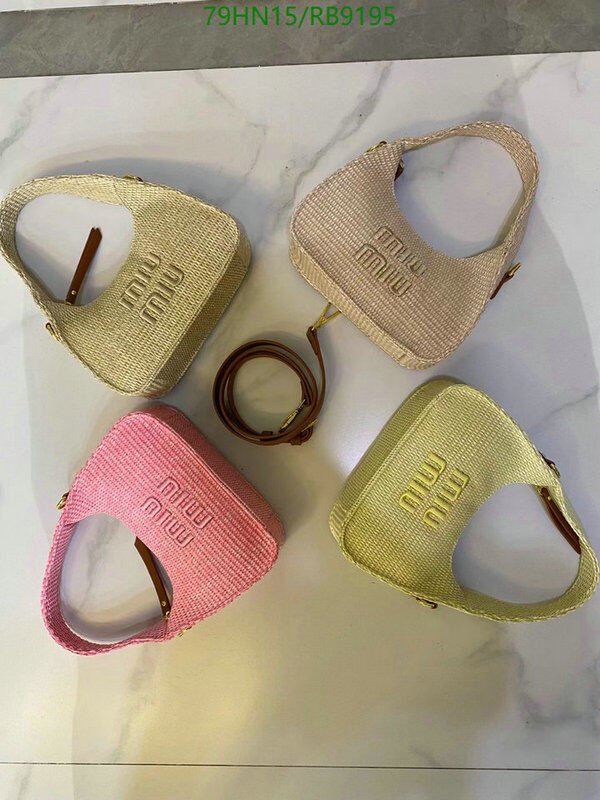Miu Miu Bag-(4A)-Handbag- Code: RB9195 $ 103USD