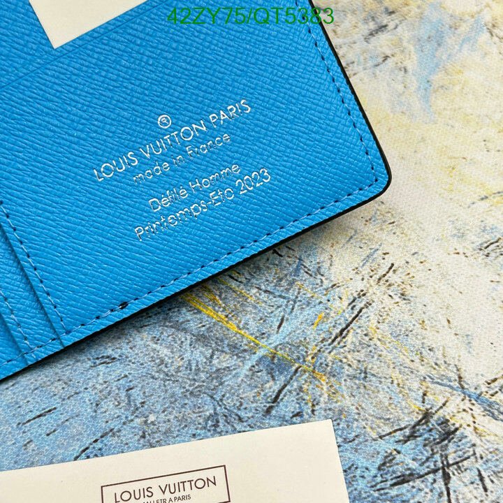 LV Bag-(4A)-Wallet- Code: QT5383 $ 55USD