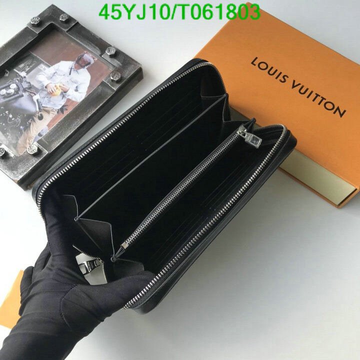 LV Bags-(4A)-Wallet-,Code: T061803,$ 59USD