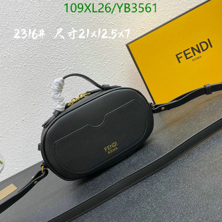 Fendi Bag-(4A)-Diagonal- Code: YB3561 $ 142USD