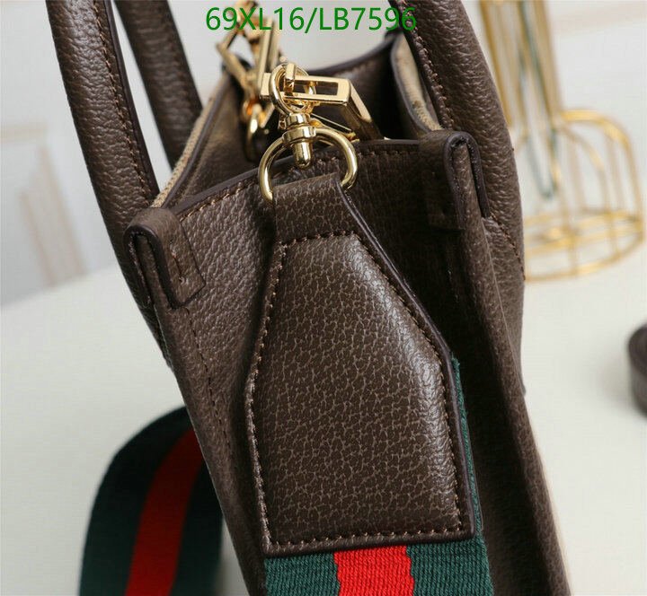 Gucci Bag-(4A)-Diagonal-,Code: LB7596,$ 90USD