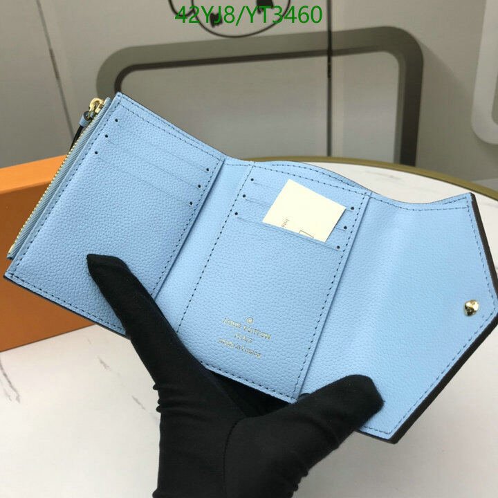 LV Bags-(4A)-Wallet-,Code: YT3460,$ 55USD