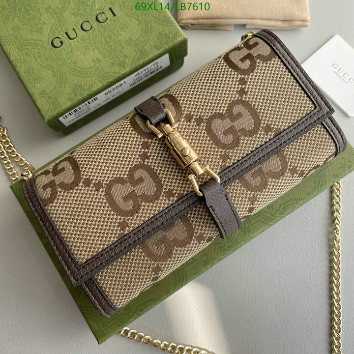 Gucci Bag-(4A)-Diagonal-,Code: LB7610,$ 90USD