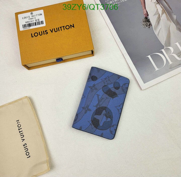 LV Bag-(4A)-Wallet- Code: QT3706 $ 51USD