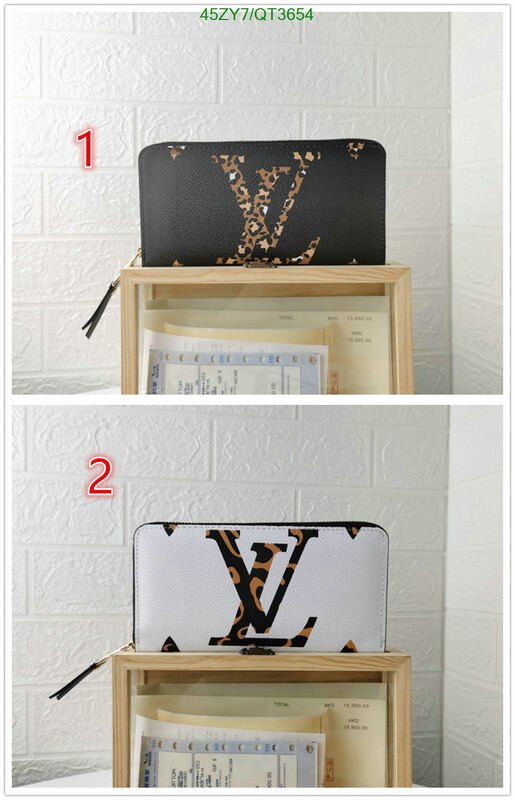 LV Bag-(4A)-Wallet- Code: QT3654 $ 59USD