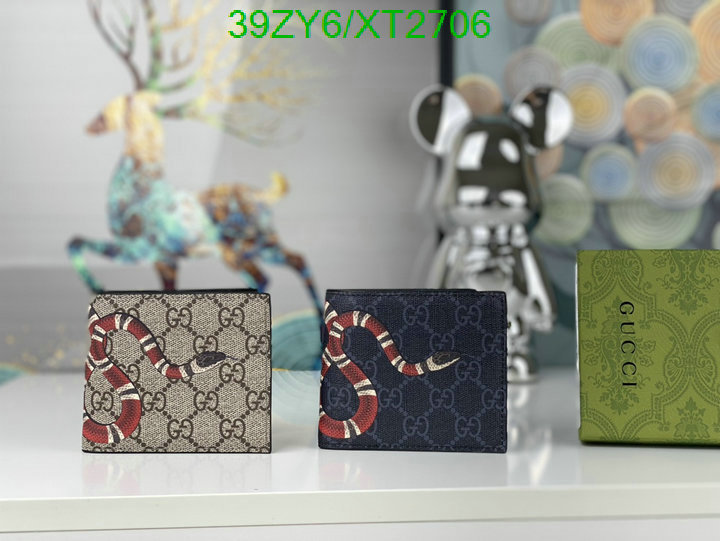 Gucci Bag-(4A)-Wallet-,Code: XT2706,$ 51USD