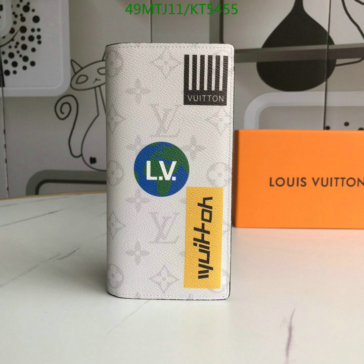 LV Bags-(4A)-Wallet-,Code: KT5455,$ 64USD